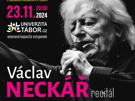 Václav Neckář v Táboře - recitál