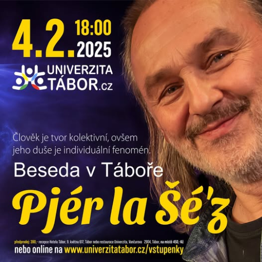 Pjér la Šé´z - beseda v Táboře