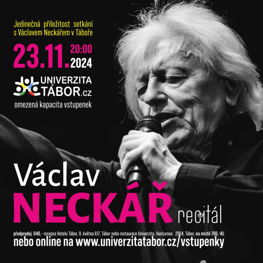 Václav Neckář v Táboře - recitál