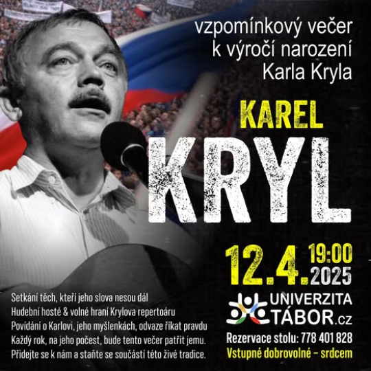 KAREL KRYL - vzpomínkový večer