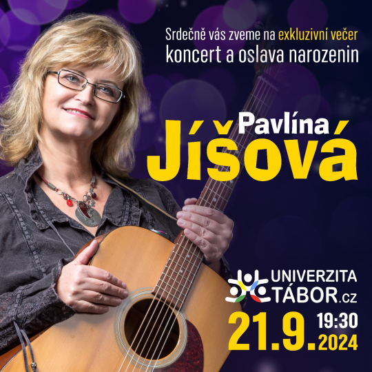 Pavlína Jíšová koncert + narozeniny