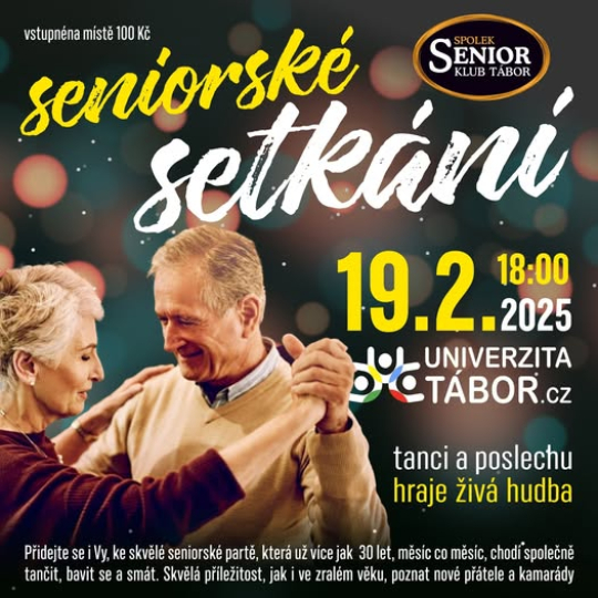 Seniorské setkání - únor 2025 - Tábor