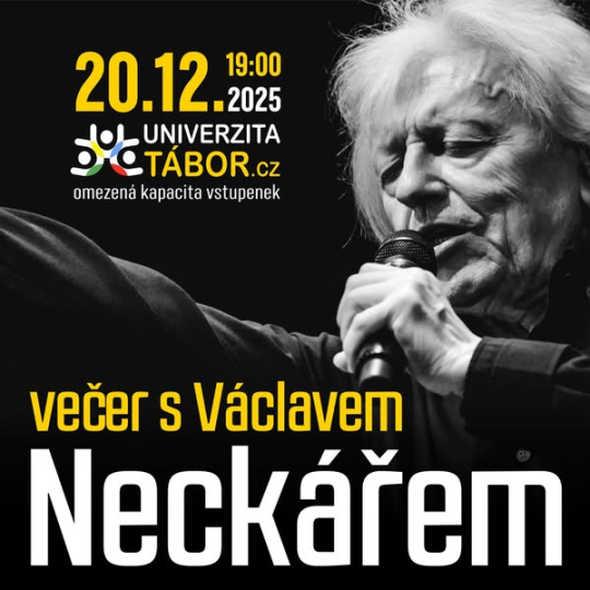 Václav Neckář v Táboře - recitál