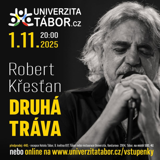 Robert Křesťan - Druhá Tráva - koncert v Táboře